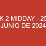 Pick 2 Midday – 25 de junio de 2024