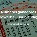 Resultados del sorteo de Powerball Double Play del 5 de marzo de 2025